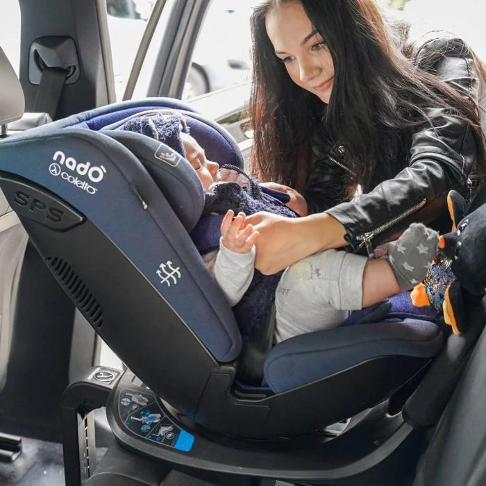 Автокресло 0-36кг Isofix Coletto Nado O12 Черный, поворотное 360