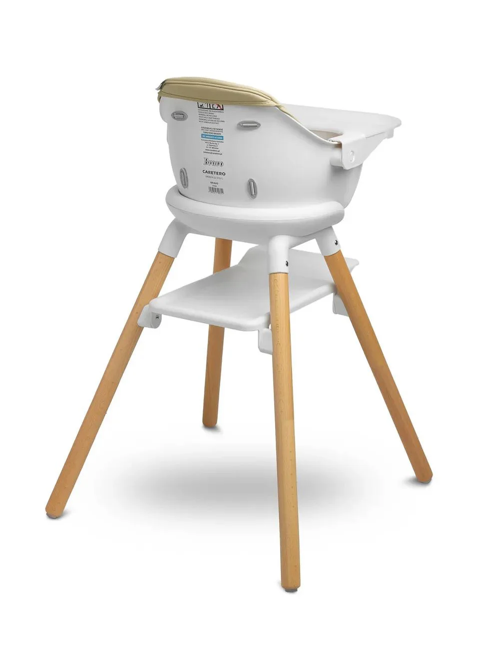 Стульчик для кормления Caretero Bravo Beige