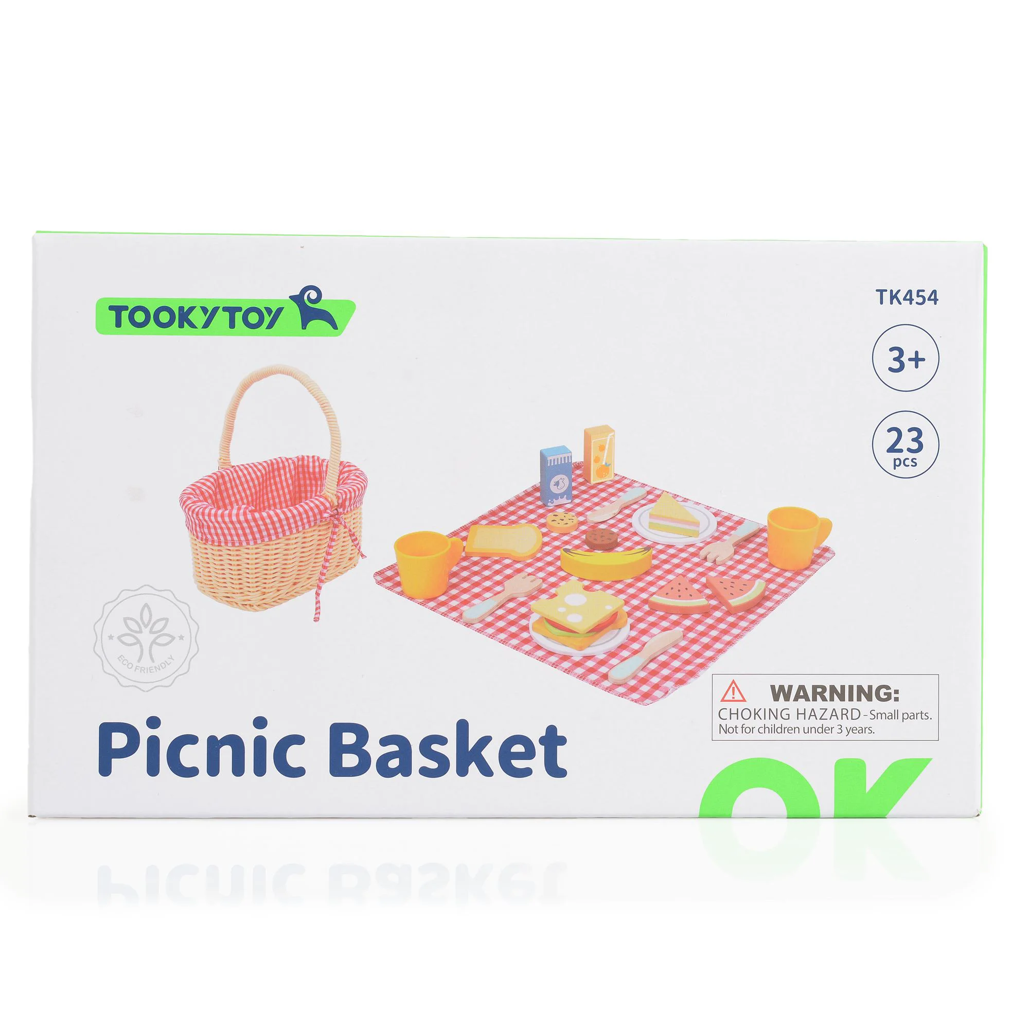 Cosulet din lemn pentru picnic Tooky Toy foto
