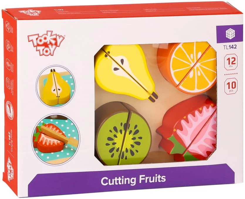 Joc din lemn Tooky Toy Fructe foto