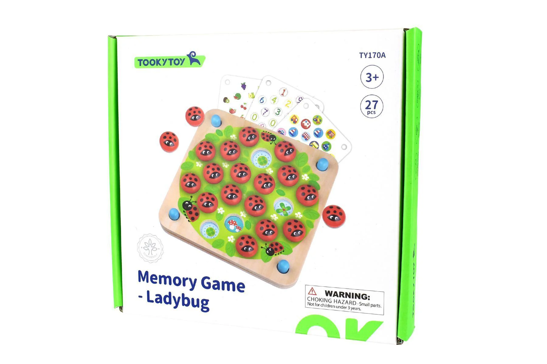 Joc din lemn Tooky Toy Memory Buburuza foto