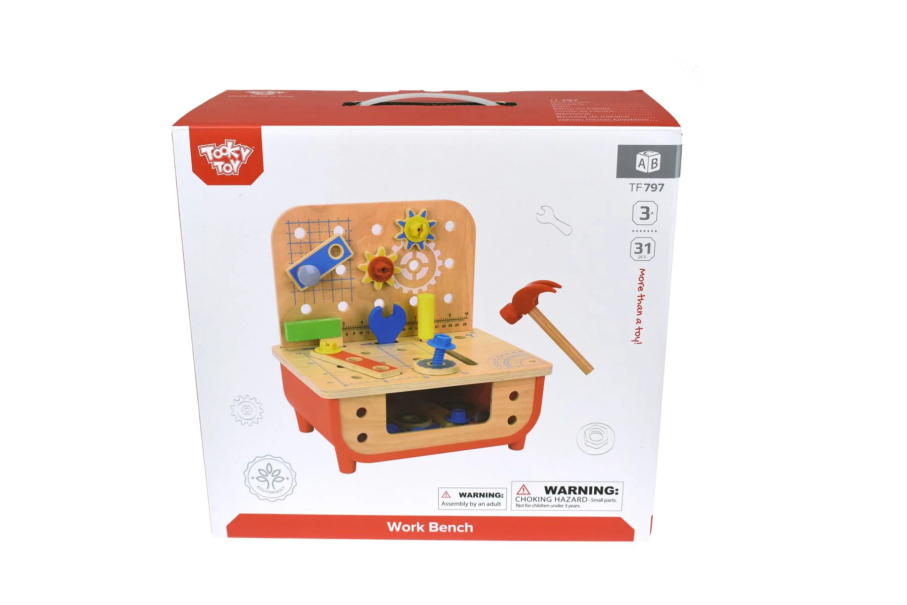 Деревянный игровой набор Tooky Toy Инструменты