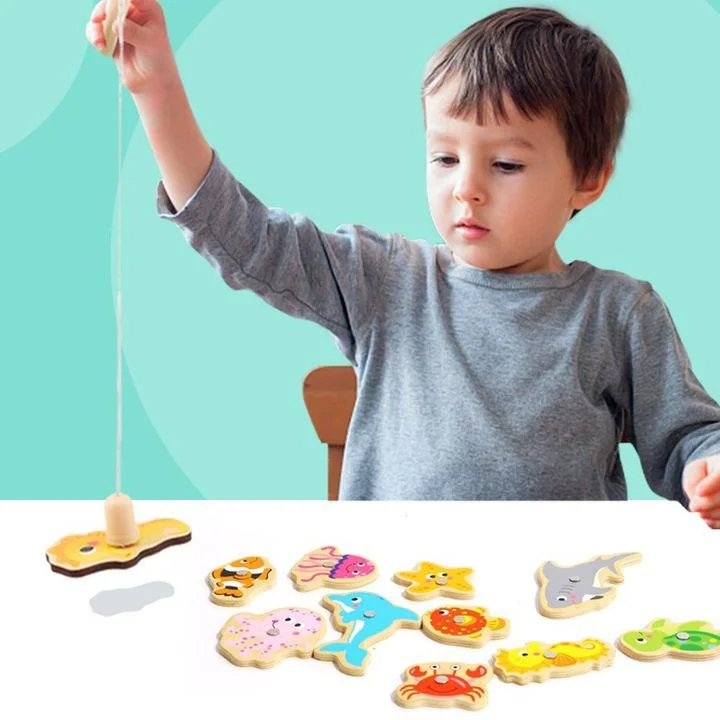 Деревянный набор Tooky Toys “Рыбалка”