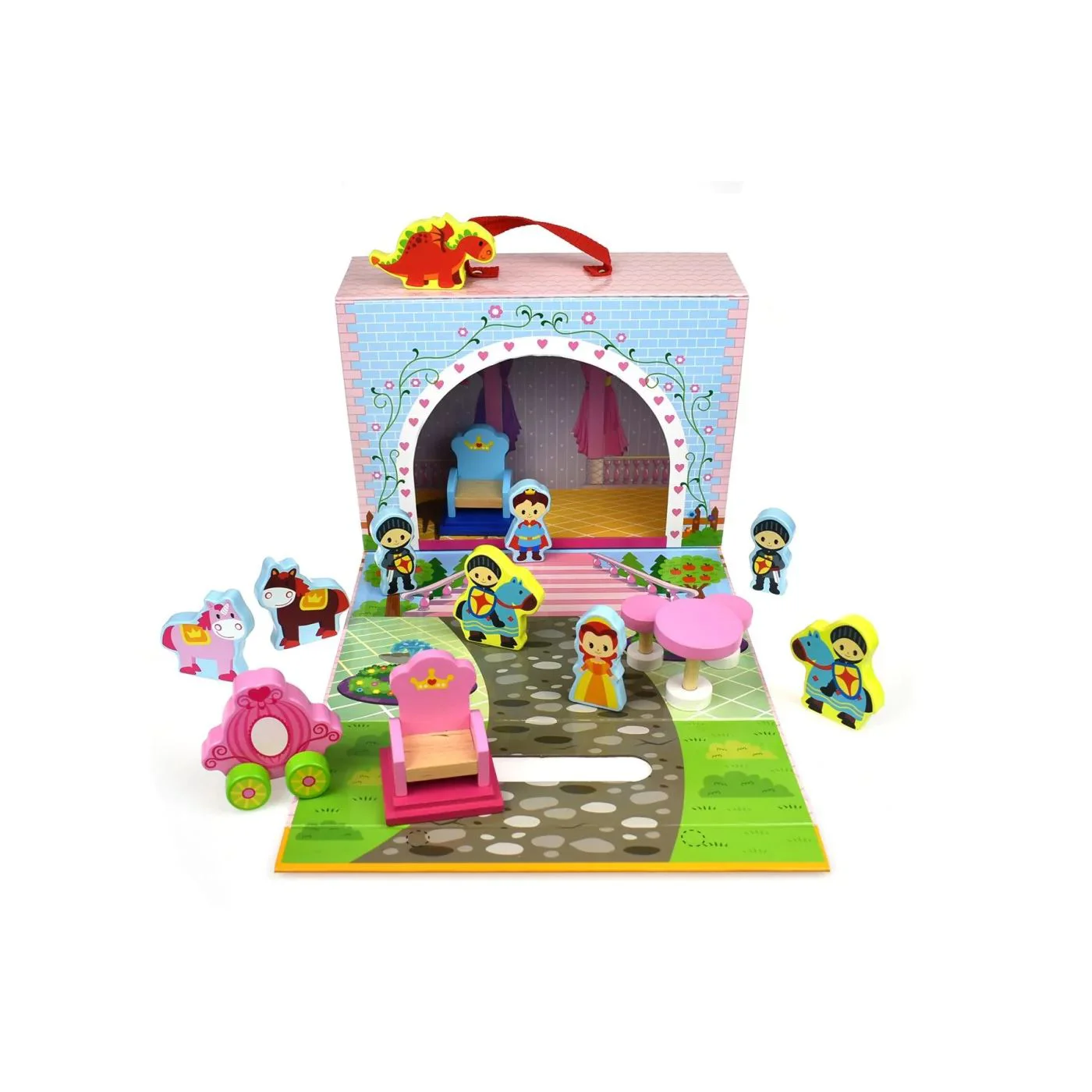 Set de joaca din lemn Tooky Toy Castelul Printesei