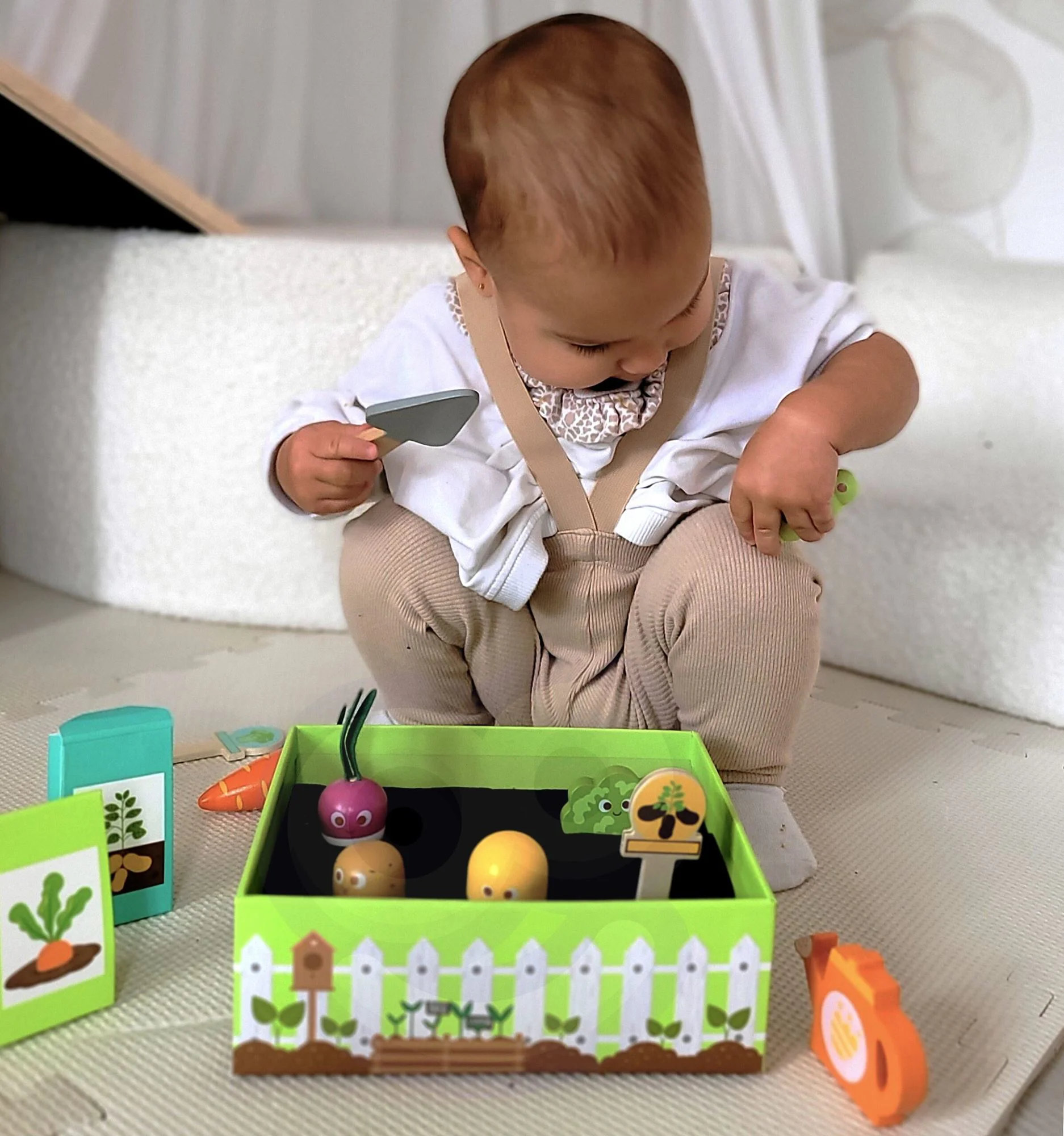 Set de joaca din lemn Tooky Toy Gradina foto