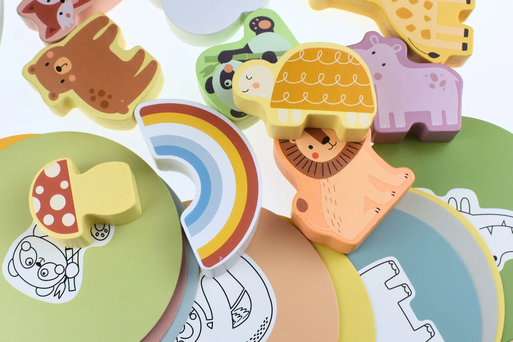 Деревянный игровой набор Tooky Toy Таинственная коробка