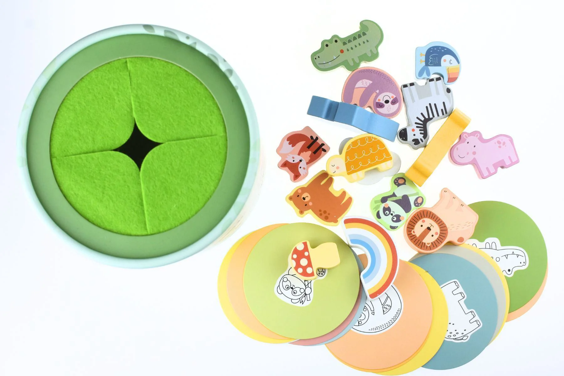 Деревянный игровой набор Tooky Toy Таинственная коробка