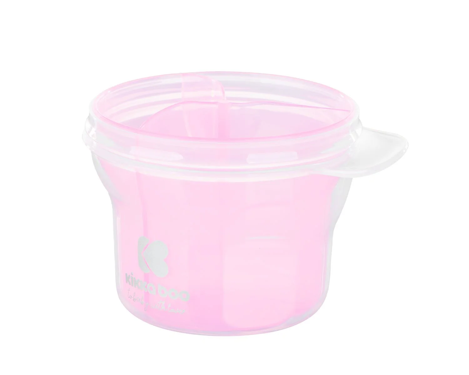 Dozator pentru lapte praf 2 in 1 KikkaBoo Roz foto