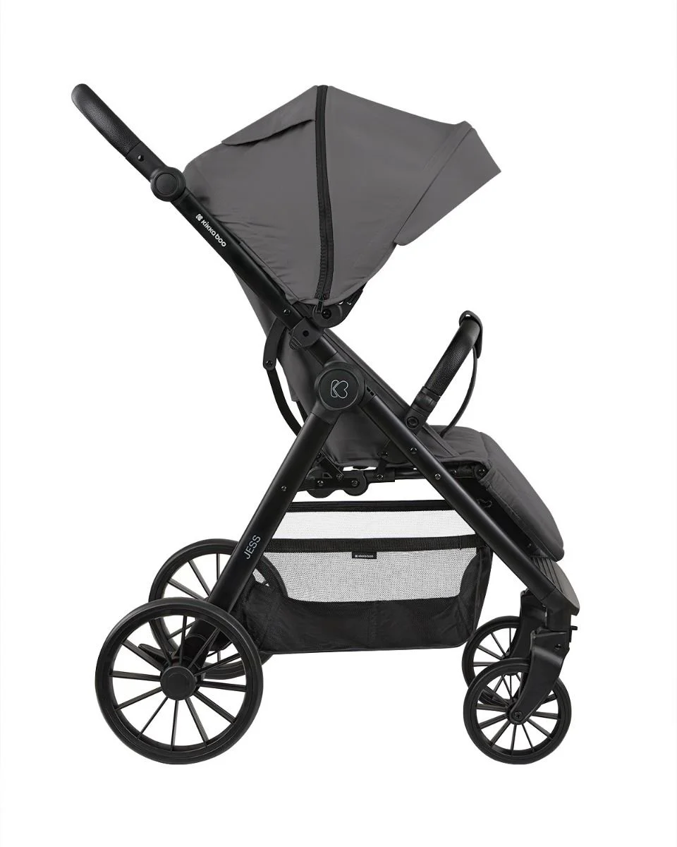 Carucior de plimbare KikkaBoo Jess Dark Grey foto
