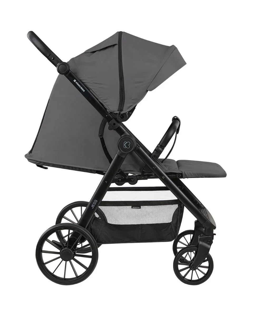 Carucior de plimbare KikkaBoo Jess Dark Grey foto