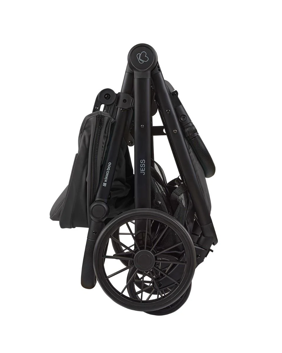 Carucior de plimbare KikkaBoo Jess Dark Grey foto