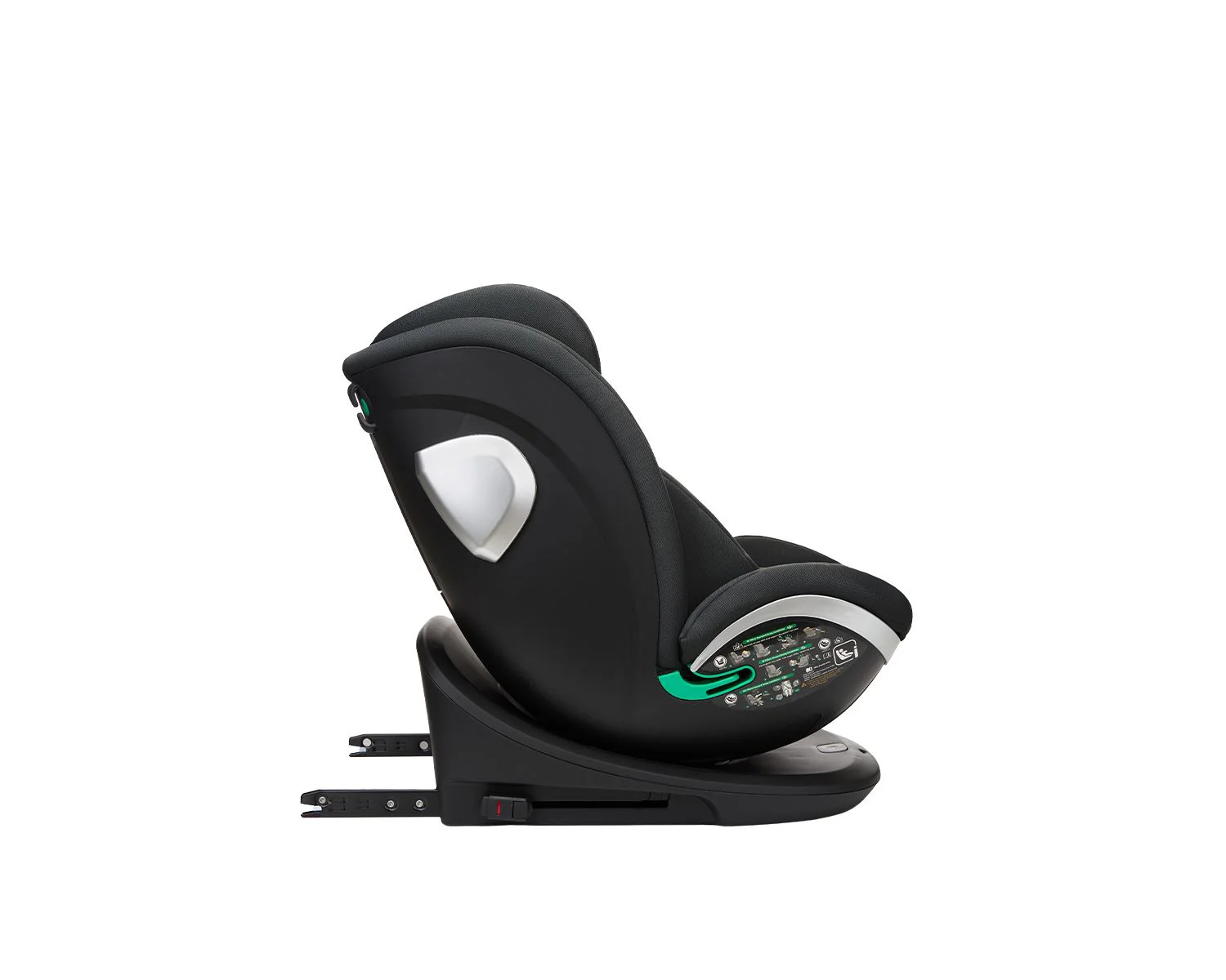 Scaun auto rotativ cu isofix KikkaBoo i-Drive Black, 40-150 cm foto