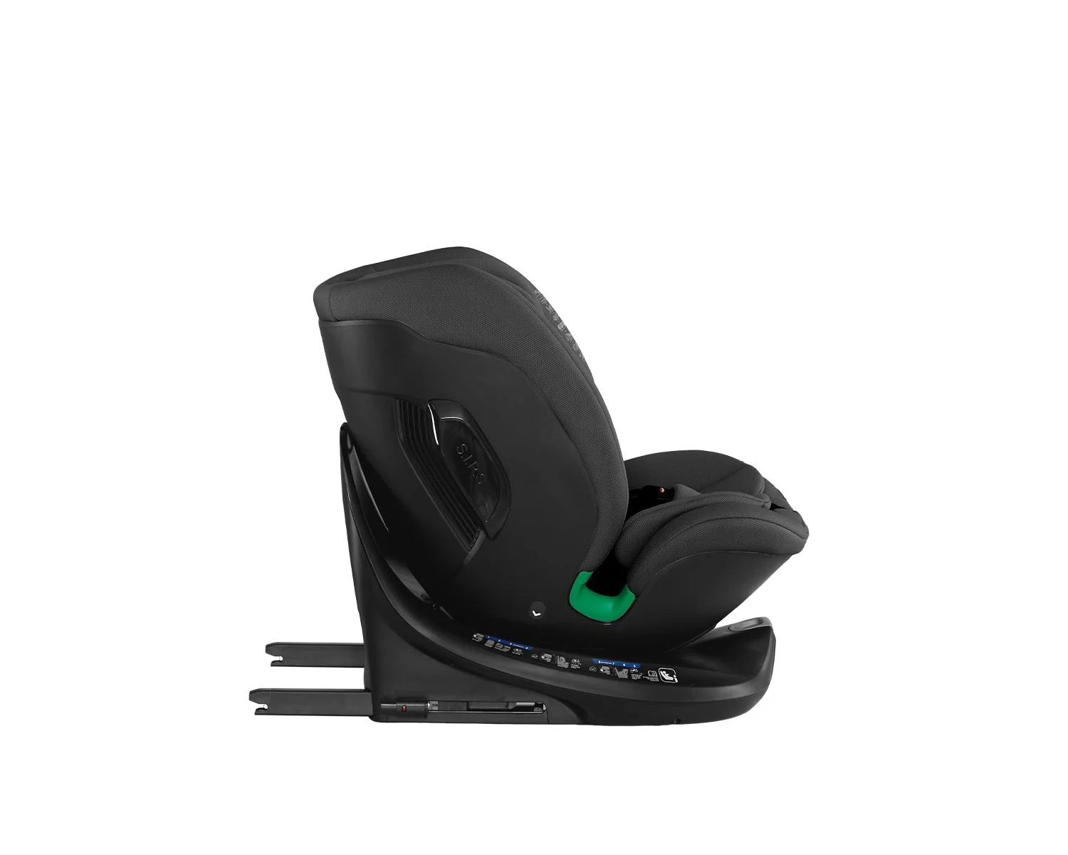 Scaun auto rotativ cu isofix KikkaBoo i-Tour Black, 40-150 cm foto