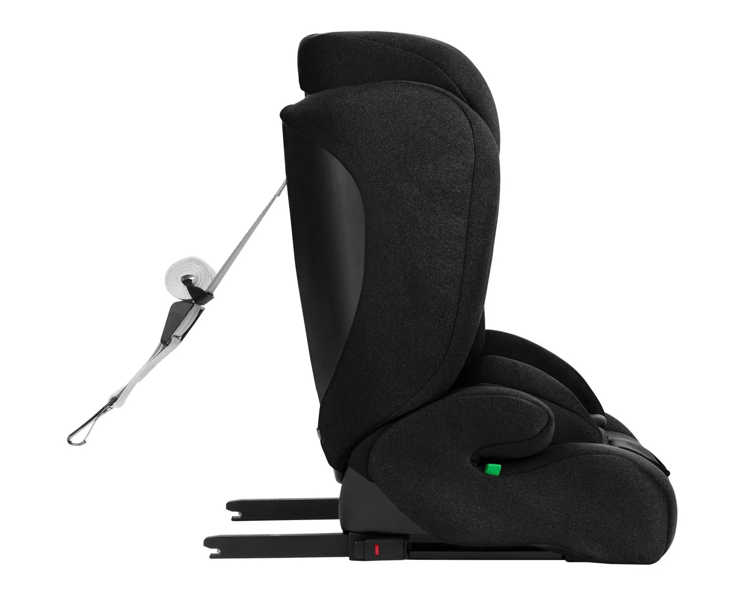 Scaun auto cu isofix KikkaBoo i-Cross Black, 76-150 cm foto