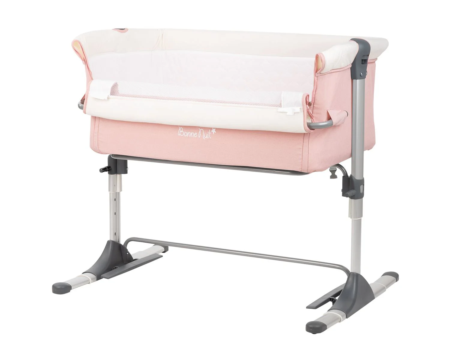 Patut co-sleeper KikkaBoo Bonne Nuit Pink Melange foto