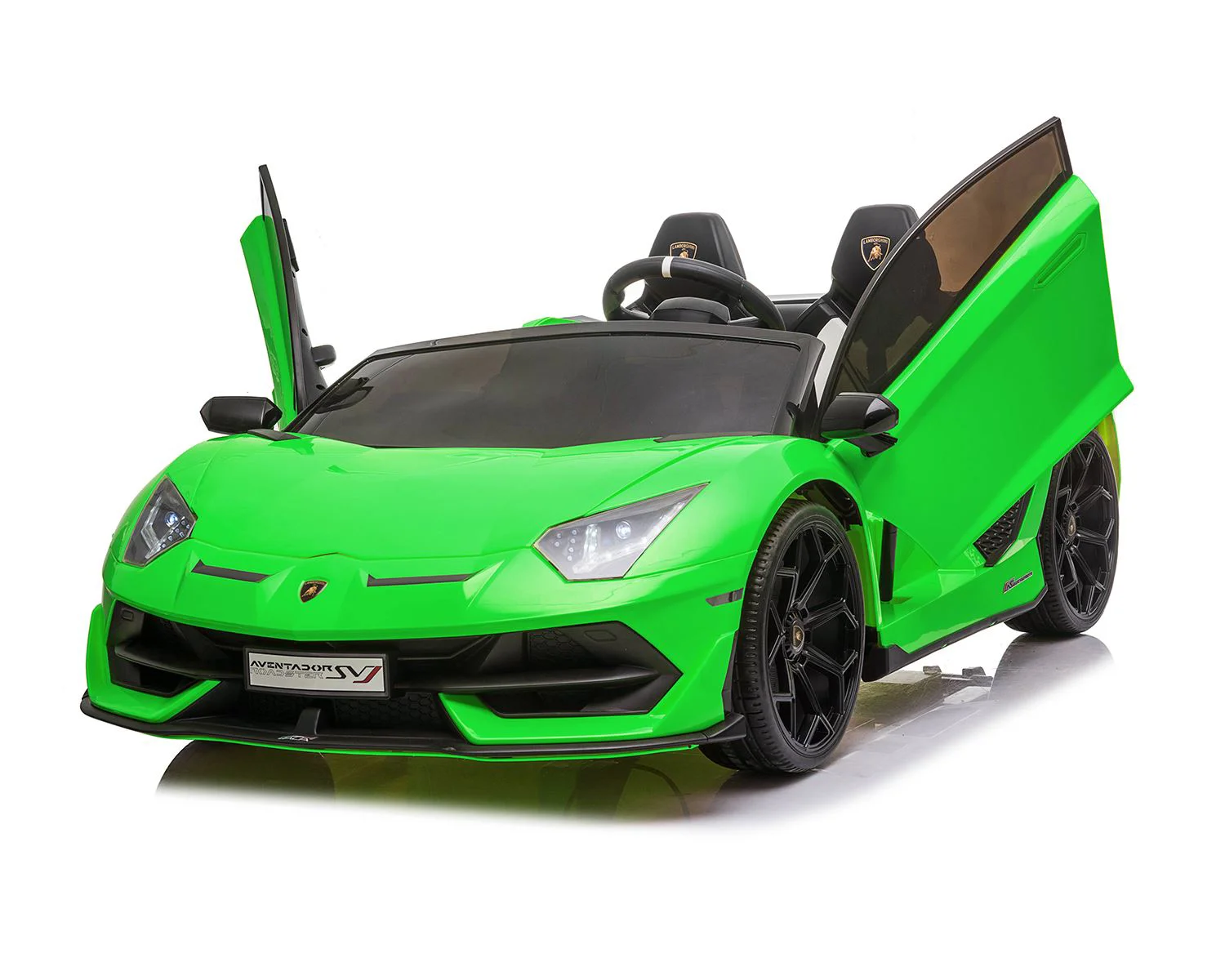 Электромобиль KikkaBoo Lamborghini Aventador SVJ Green