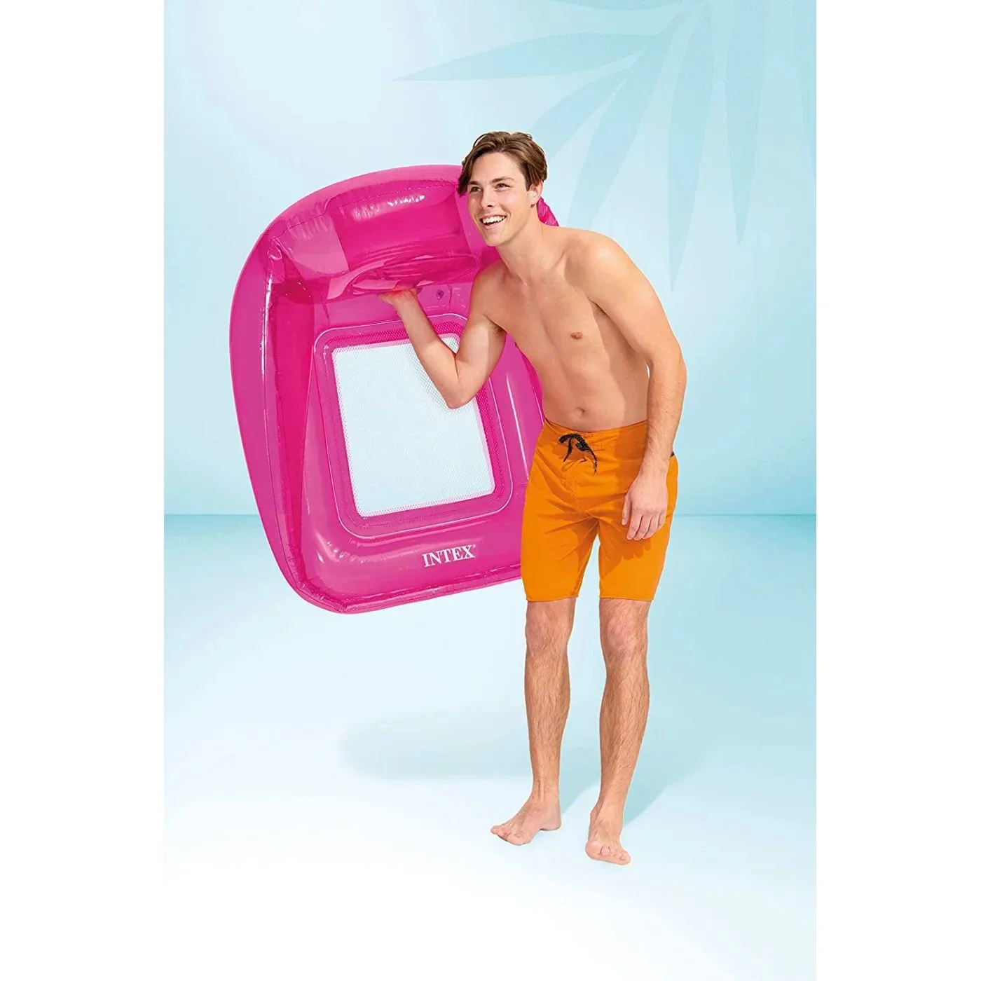 Fotoliu gonflabil pentru inot Intex, 104x102 cm