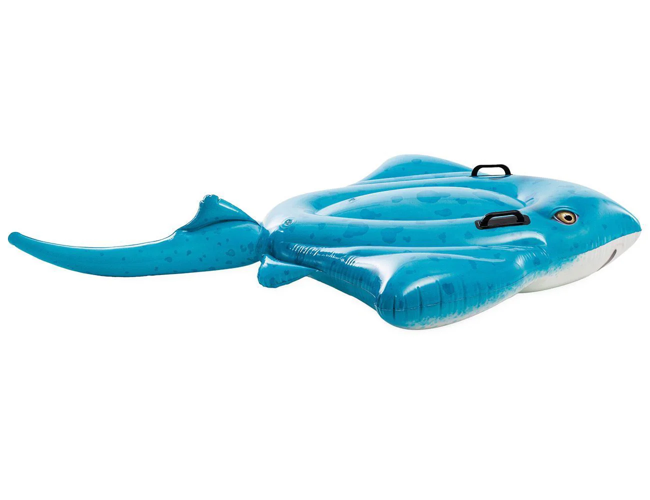 Pluta gonflabila Intex Pisica de mare cu manere, 185x145 cm foto