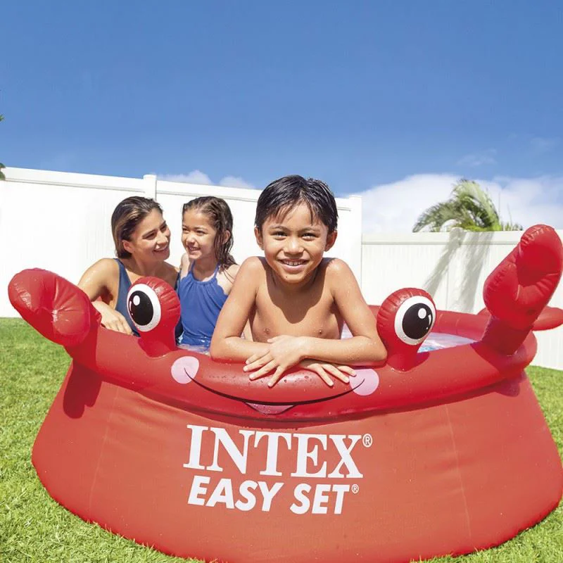 Piscina gonflabila pentru copii Intex Easy Set "Crabul vesel", 183x51 cm