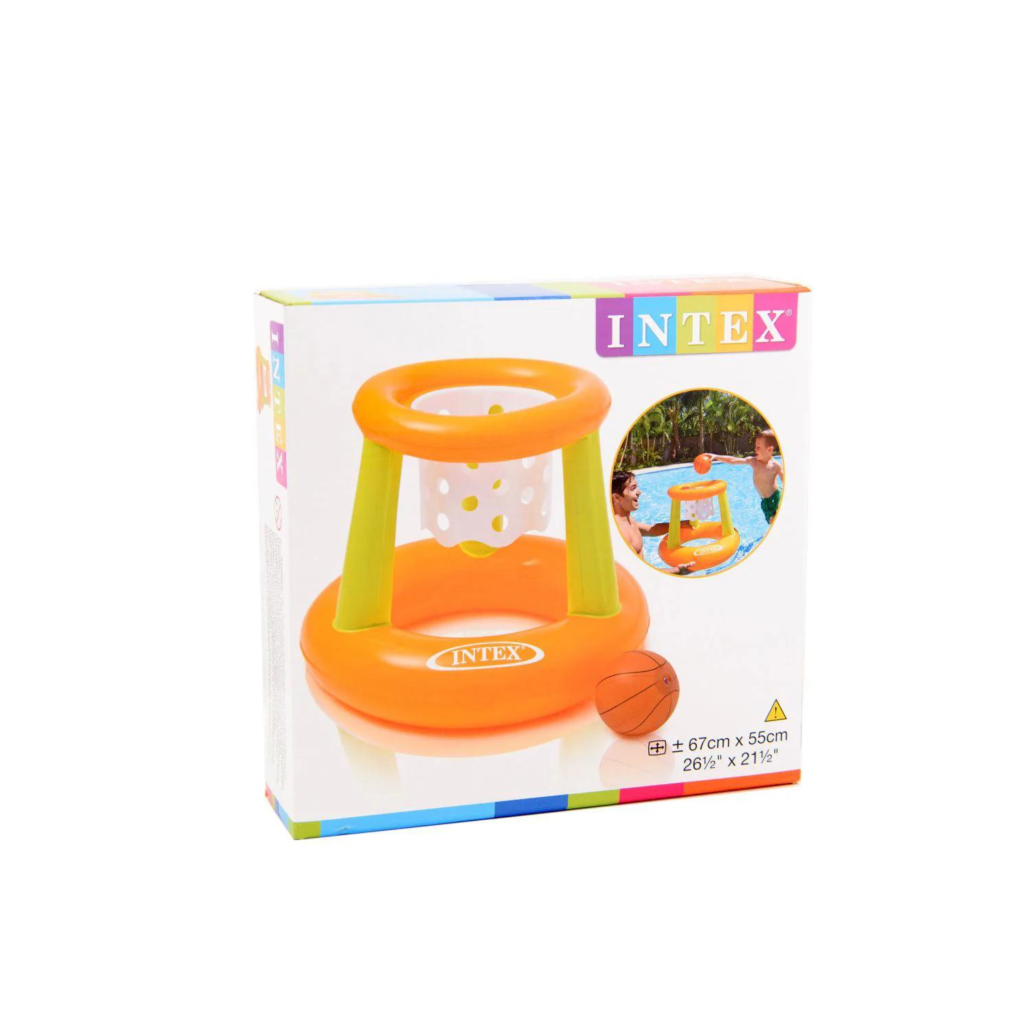 Игровой надувной центр Intex Плавающее Кольцо, 67х55 см foto