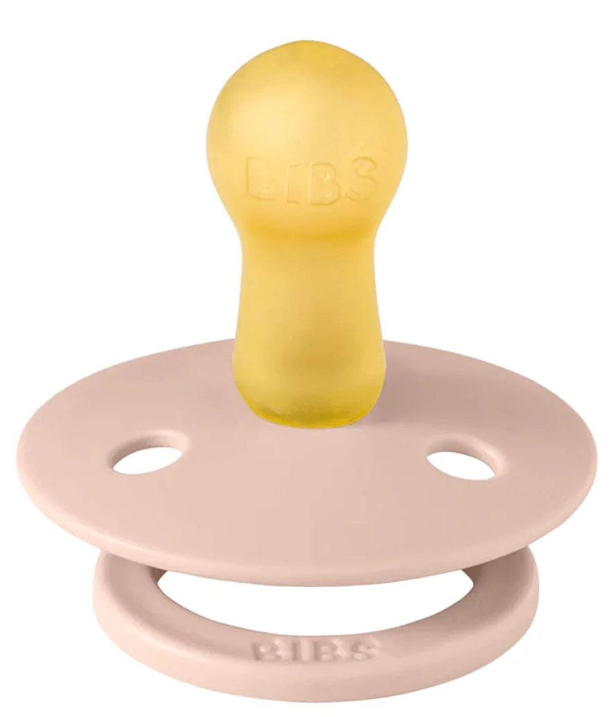 Set 2 suzete rotunde din latex BIBS Studio Colour Jasmine - Blush Mix (6-18 luni) foto