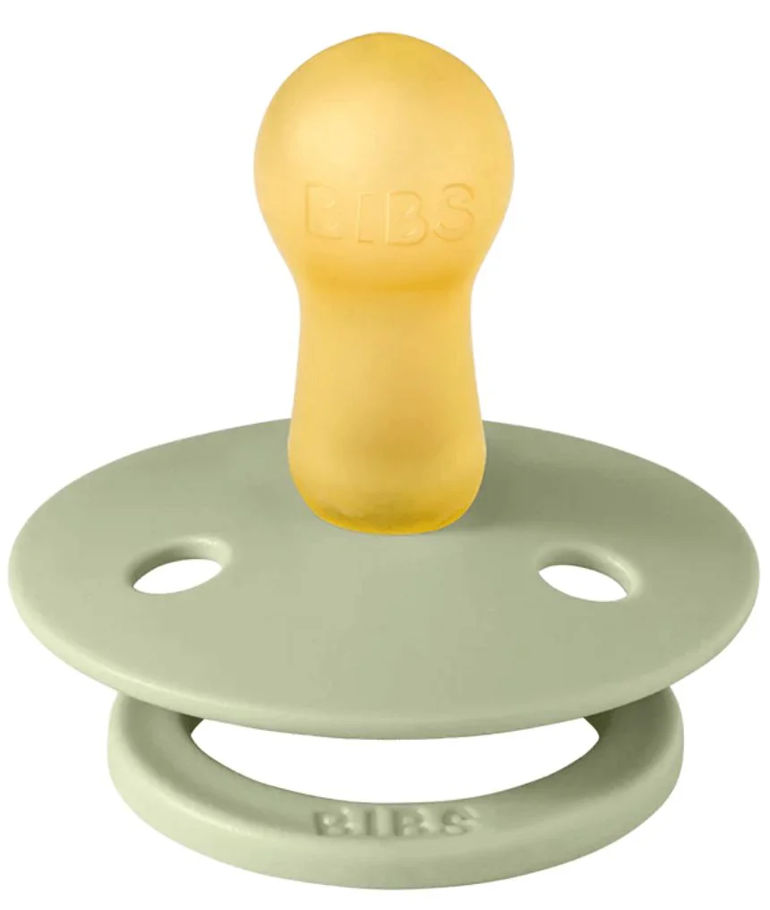 Set 2 suzete rotunde din latex BIBS Studio Colour Jasmine - Sage Mix (6-18 luni) foto