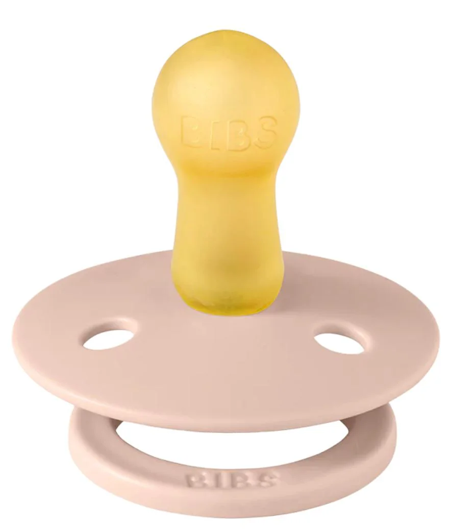 Set 2 suzete rotunde din latex BIBS Studio Colour Jasmine - Blush Mix (0-6 luni) foto