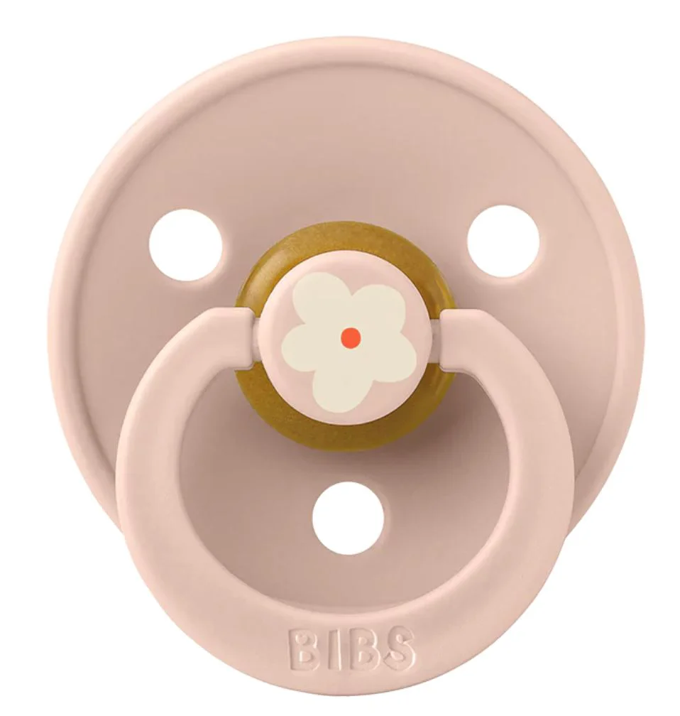 Set 2 suzete rotunde din latex BIBS Studio Colour Jasmine - Blush Mix (0-6 luni) foto