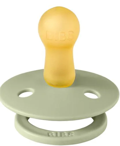 Suzeta rotunda din latex BIBS Studio Colour Jasmine Field - Sage (0-6 luni) foto