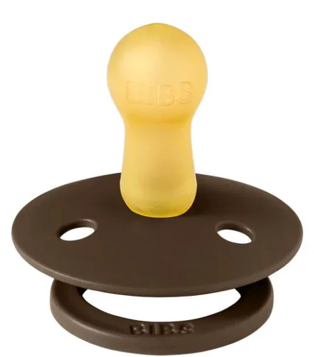 Suzeta rotunda din latex BIBS Mocha (0-6 luni) foto