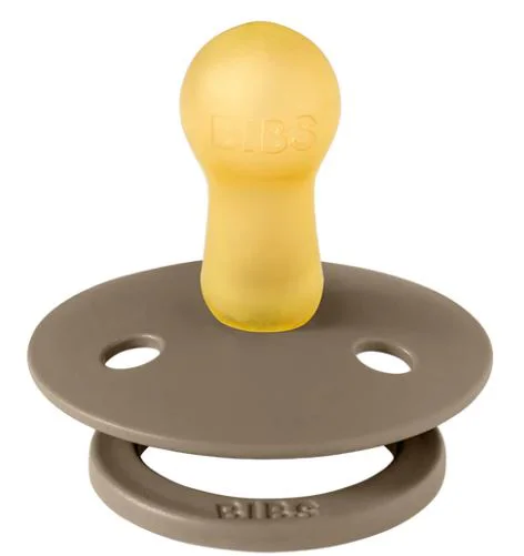 Suzeta rotunda din latex BIBS Dark Oak (0-6 luni) foto