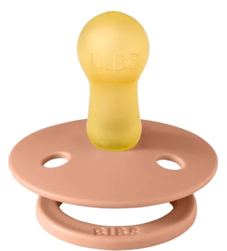 Suzeta rotunda din latex BIBS Peach (0-6 luni) foto