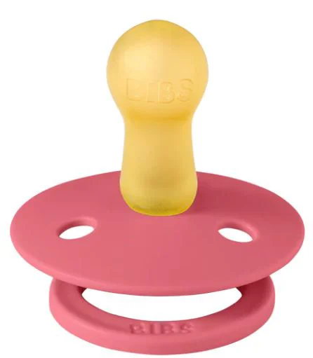 Suzeta rotunda din latex BIBS Coral (0-6 luni) foto