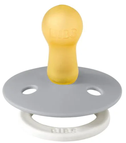Suzeta rotunda din latex BIBS Glow Cloud (0-6 luni) foto