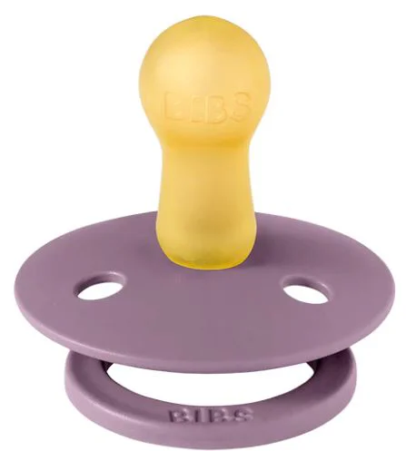 Suzeta rotunda din latex BIBS Mauve (0-6 luni) foto