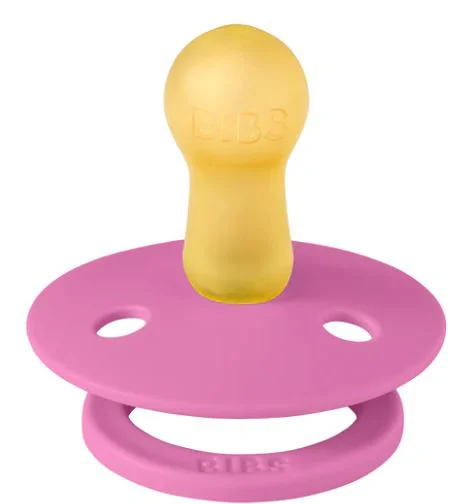 Suzeta rotunda din latex BIBS Bubblegum (0-6 luni) foto