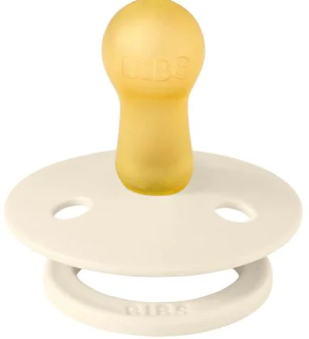 Suzeta rotunda din latex BIBS Studio Colour Jasmine Field - Ivory (6-18 luni) foto