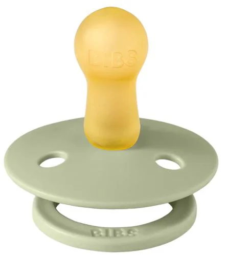 Suzeta rotunda din latex BIBS Studio Colour Jasmine Field - Sage (6-18 luni) foto