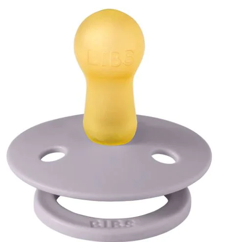 Suzeta rotunda din latex BIBS Studio Colour Jasmine Field - Fossil Grey (6-18 luni) foto