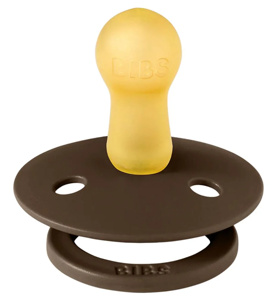 Suzeta rotunda din latex BIBS Mocha (6-18 luni) foto