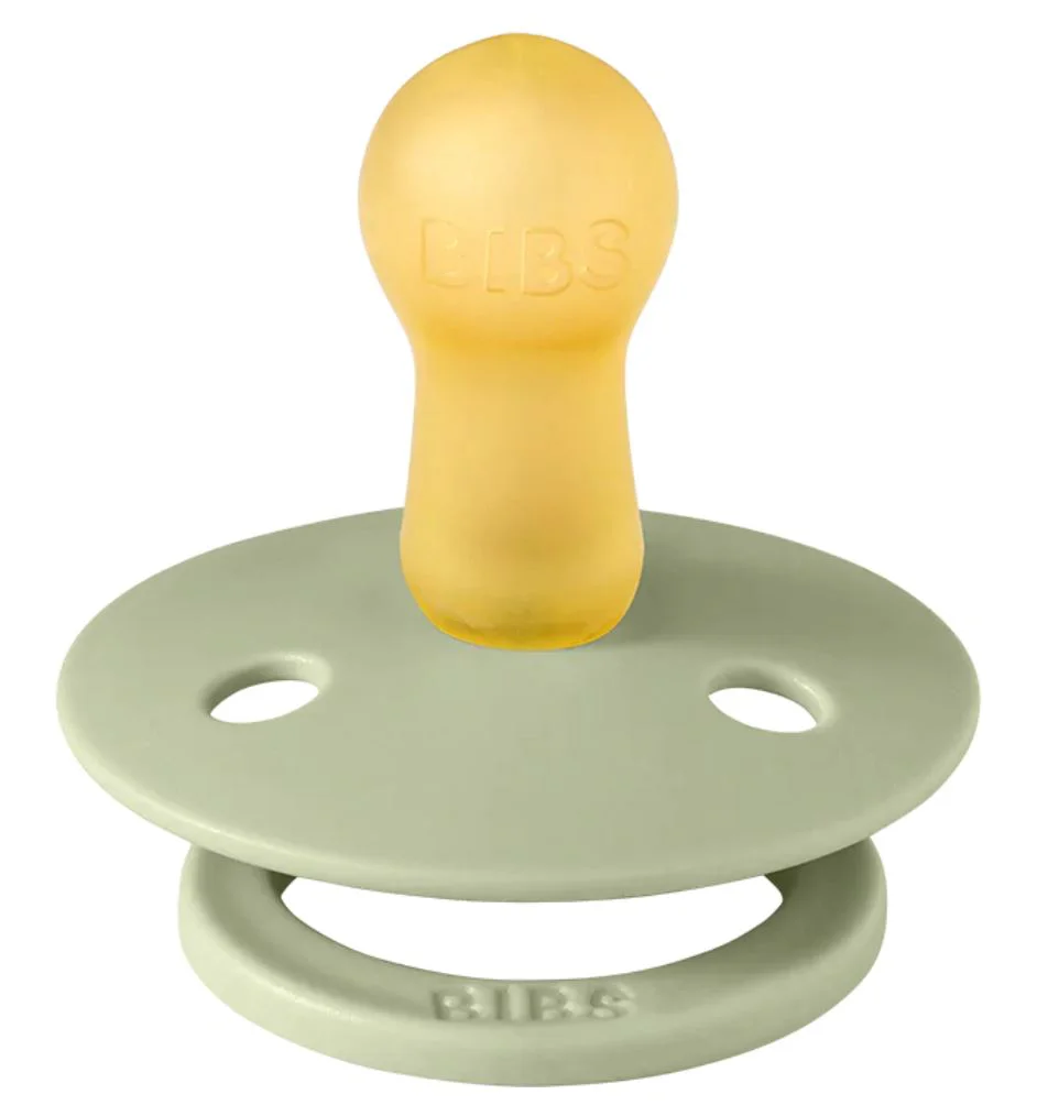 Suzeta rotunda din latex BIBS Sage (6-18 luni) foto