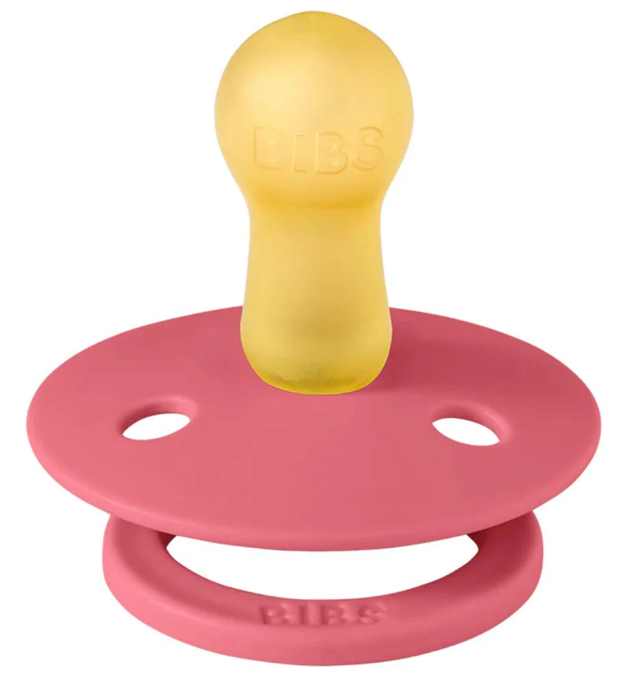 Suzeta rotunda din latex BIBS Coral (6-18 luni) foto