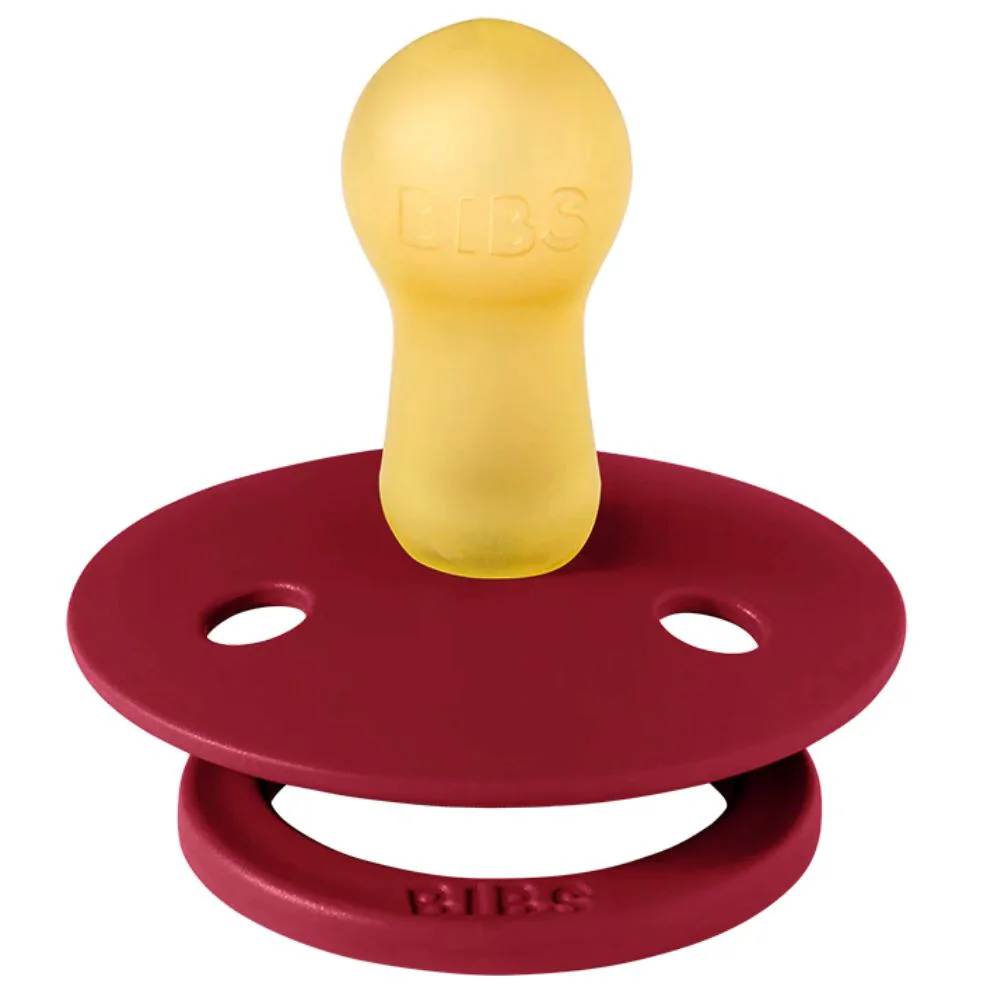 Suzeta rotunda din latex BIBS Ruby (6-18 luni) foto