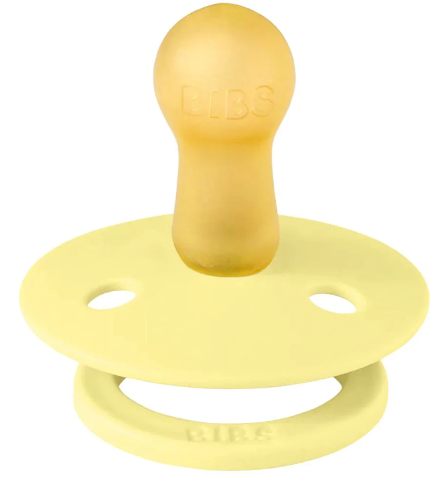 Suzeta rotunda din latex BIBS Sunshine (6-18 luni) foto
