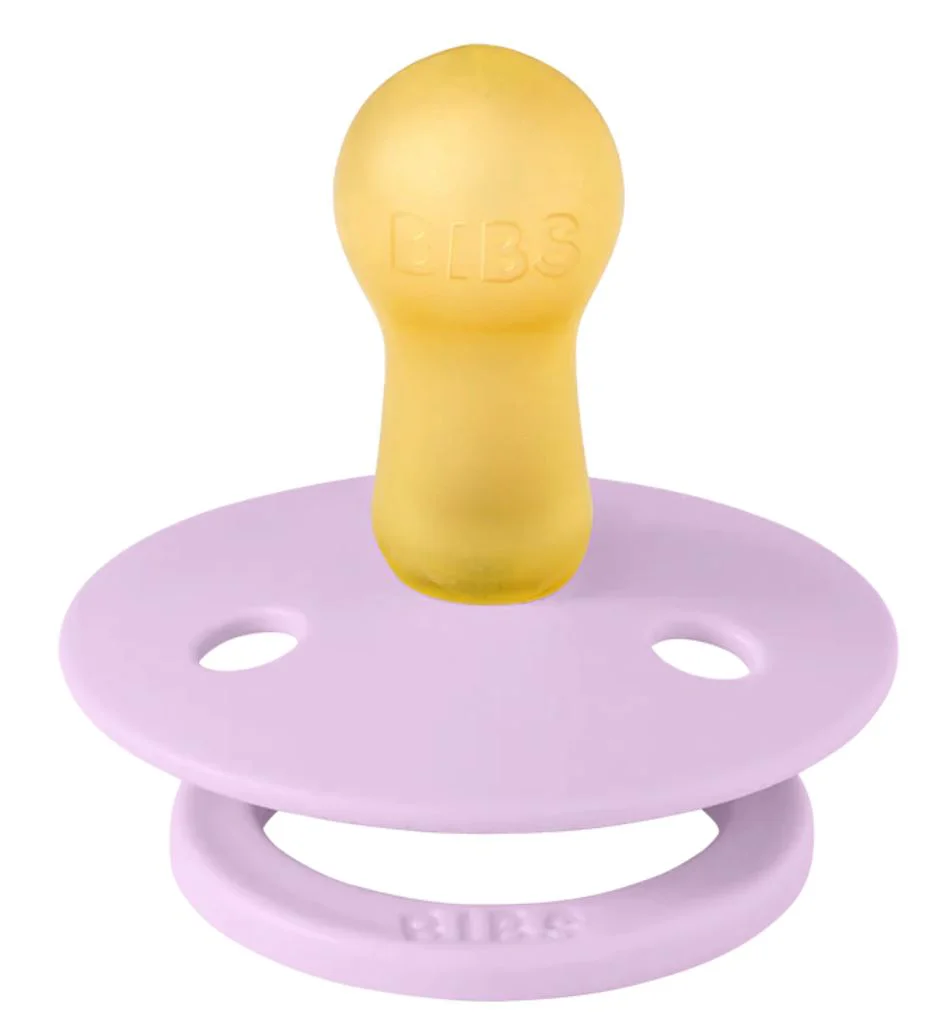 Suzeta rotunda din latex BIBS Violet Sky (6-18 luni) foto