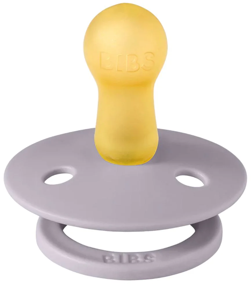Suzeta rotunda din latex BIBS Fossil Grey (6-18 luni) foto