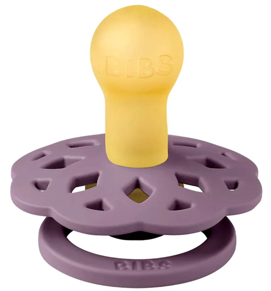 Suzeta rotunda din latex BIBS Boheme Mauve (6-18 luni) foto