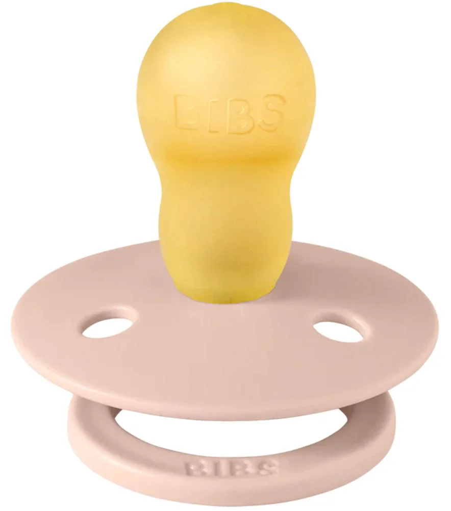 Suzeta rotunda din latex BIBS Blush (18-36 luni) foto