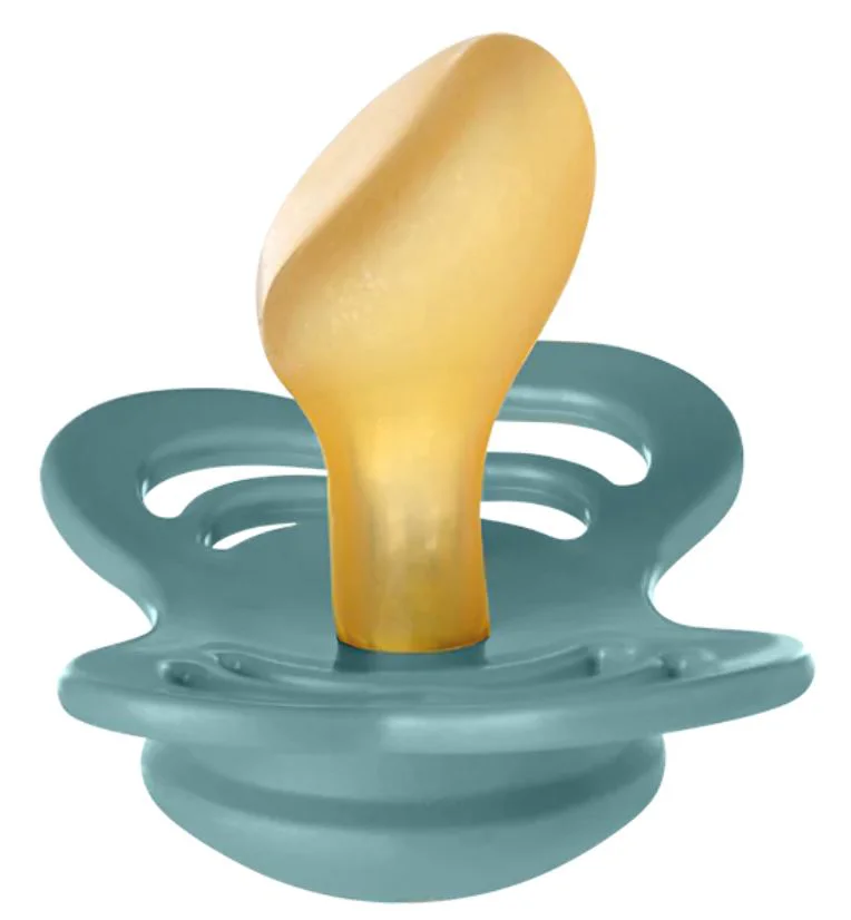 Set 2 suzete anatomice din latex BIBS Couture Island Sea/Sage (0-6 luni) foto