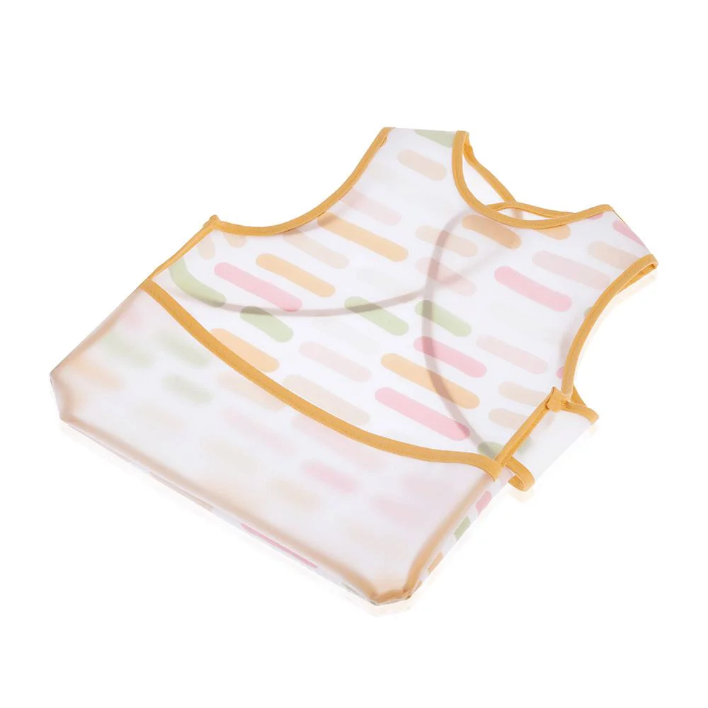 Нагрудник детский без рукавов BabyJem Pastel Stripes, 32x37 см